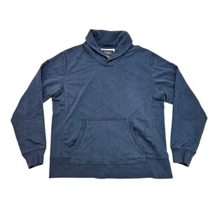 L.L. Bean Men's Deep Blue Pullover Hoodie